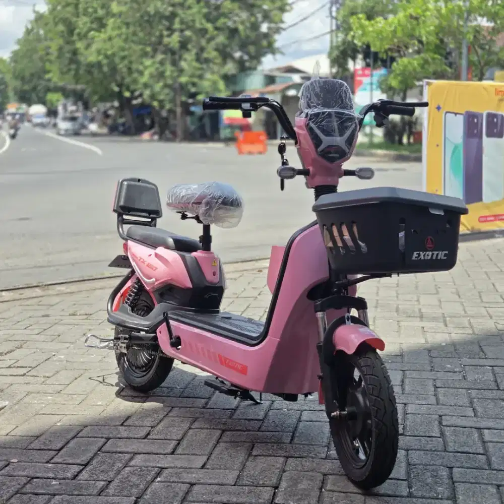 SEPEDA LISTRIK EXOTIX GROZA TX 180 KREDIT GRATIS CICILAN 2X