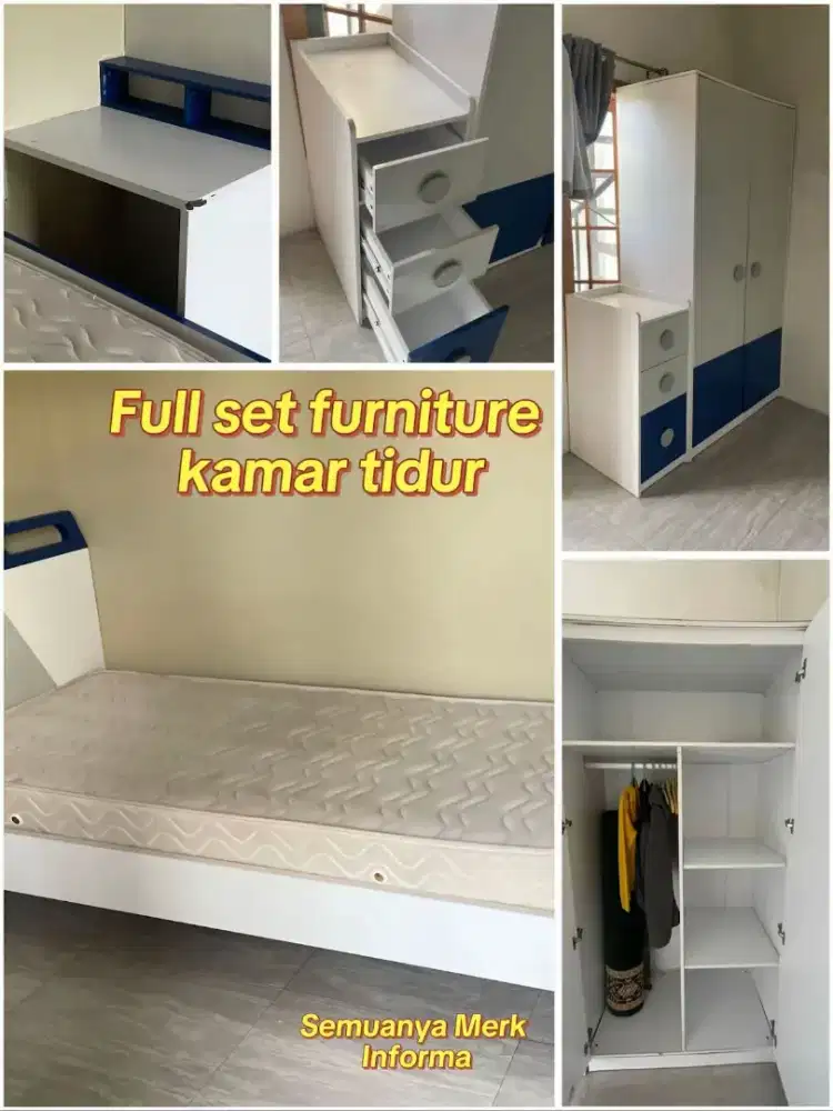 Dijual perlengkapan kamar tidur