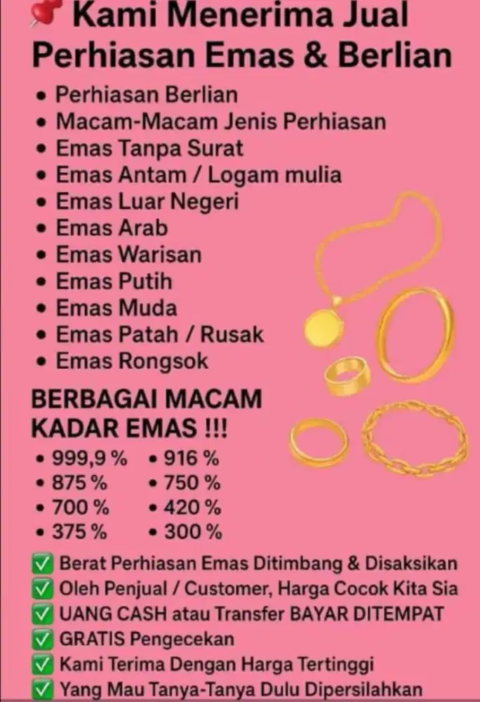 Jual beli mas silah kan berkabar