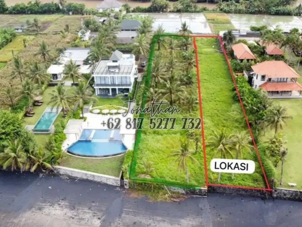 Tanah Beachfront SHM Zona Pariwisata Pantai Pasut Tabanan Bali - LSADT