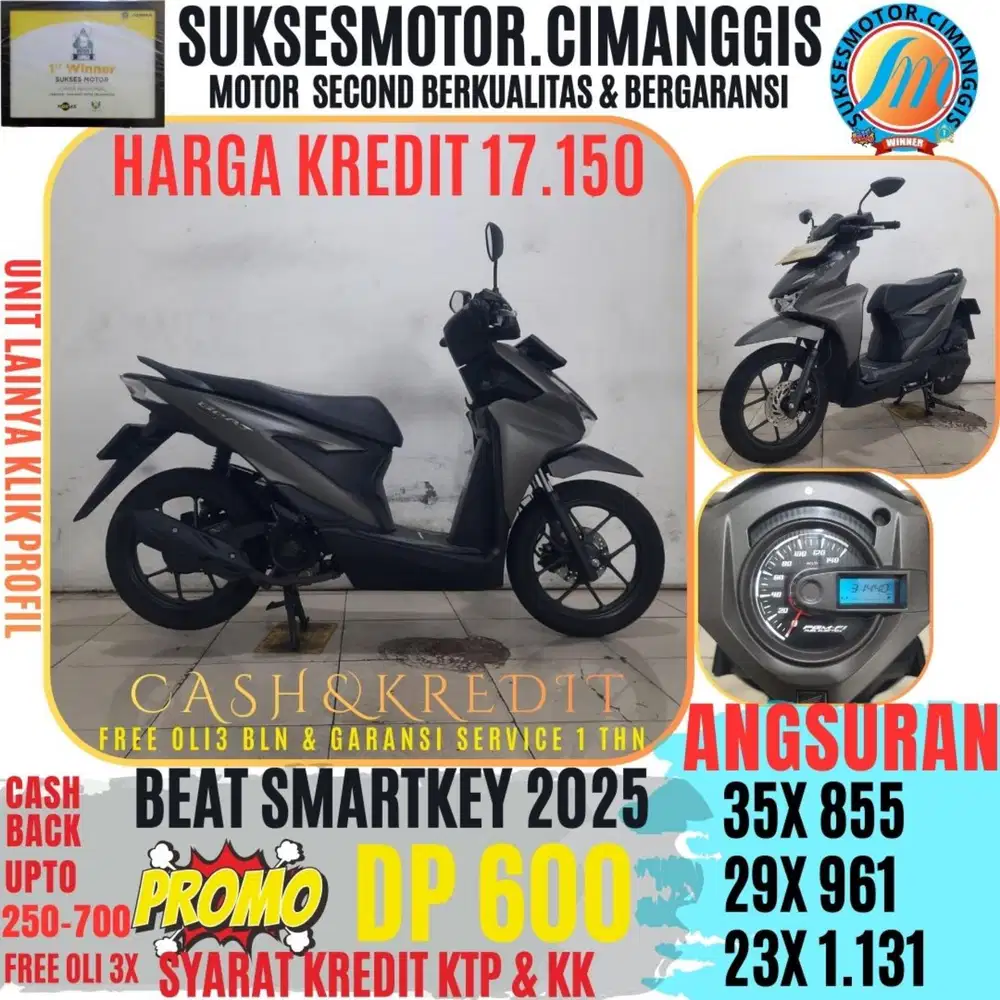 DP 600 BEAT SMARTKEY PROMOTERMURAH CASHBACK UPTO700RBU FREEOLI3X