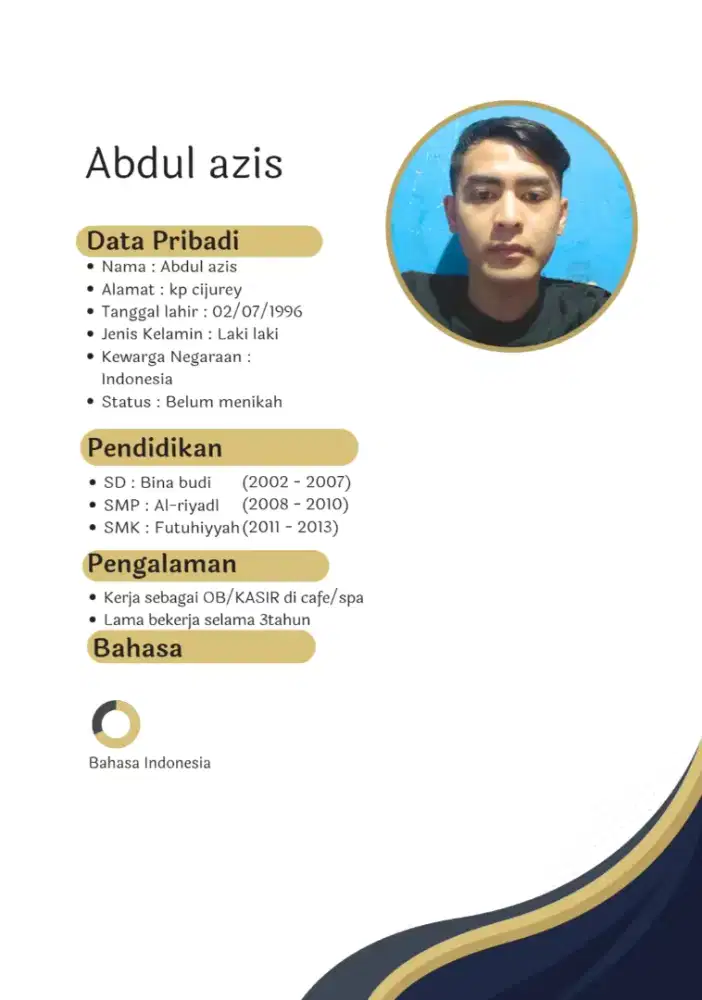 Sedang mencari pekerjaan apa saja