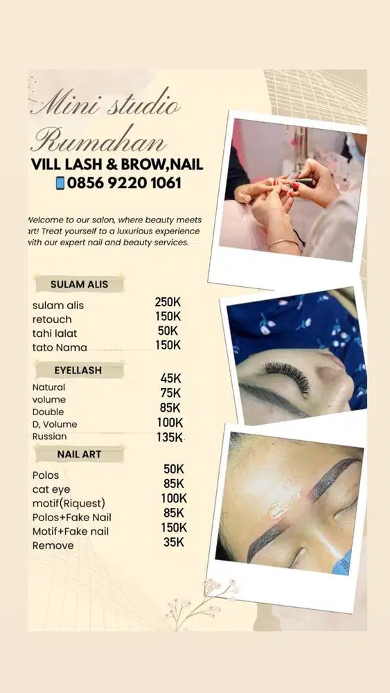 Nail art dan eyelllash