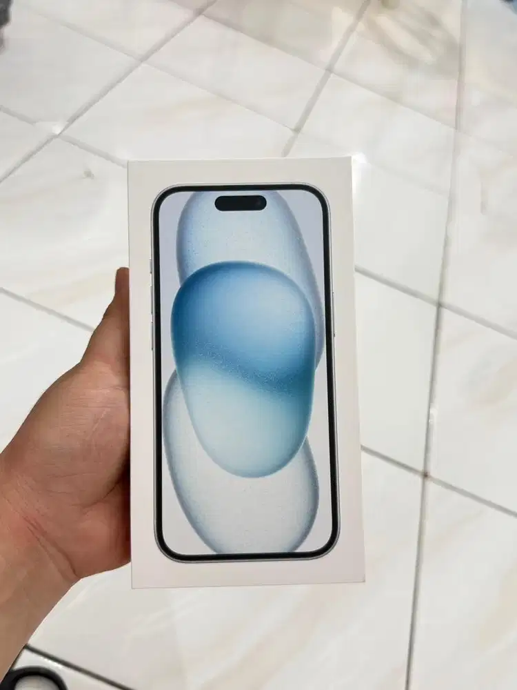 Dijual ip 15 blue 128 GB NEW DIGIMAP