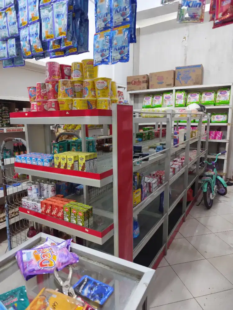 Dijual Rak Kelontong Bahan Aluminium