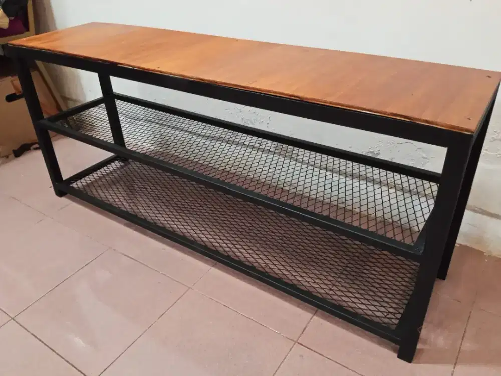 Shoe Bench 
Rak Sepatu Tempat Duduk Bangku Kursi Rangka Besi Jogja