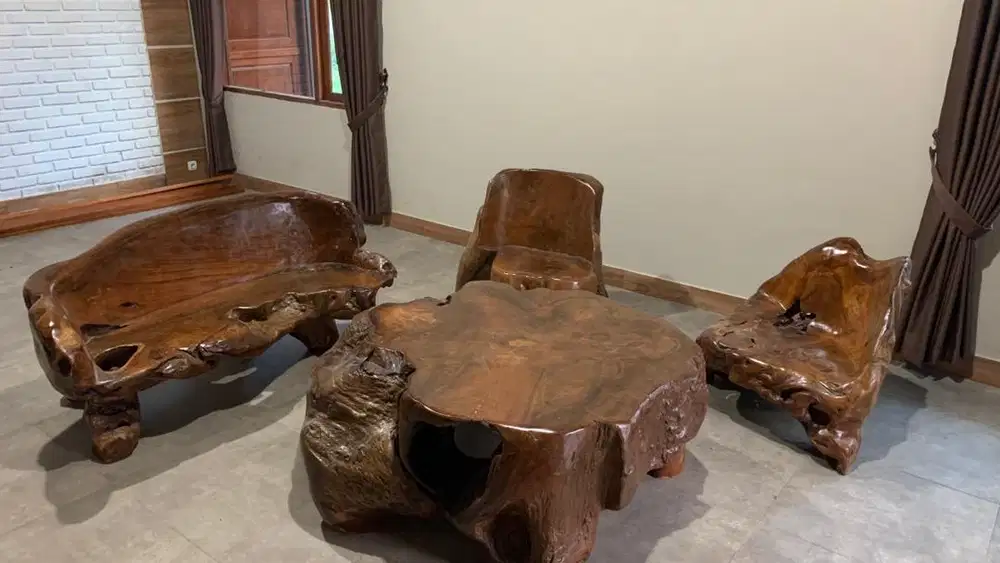 Furniture Kayu Jati - Meja Kursi