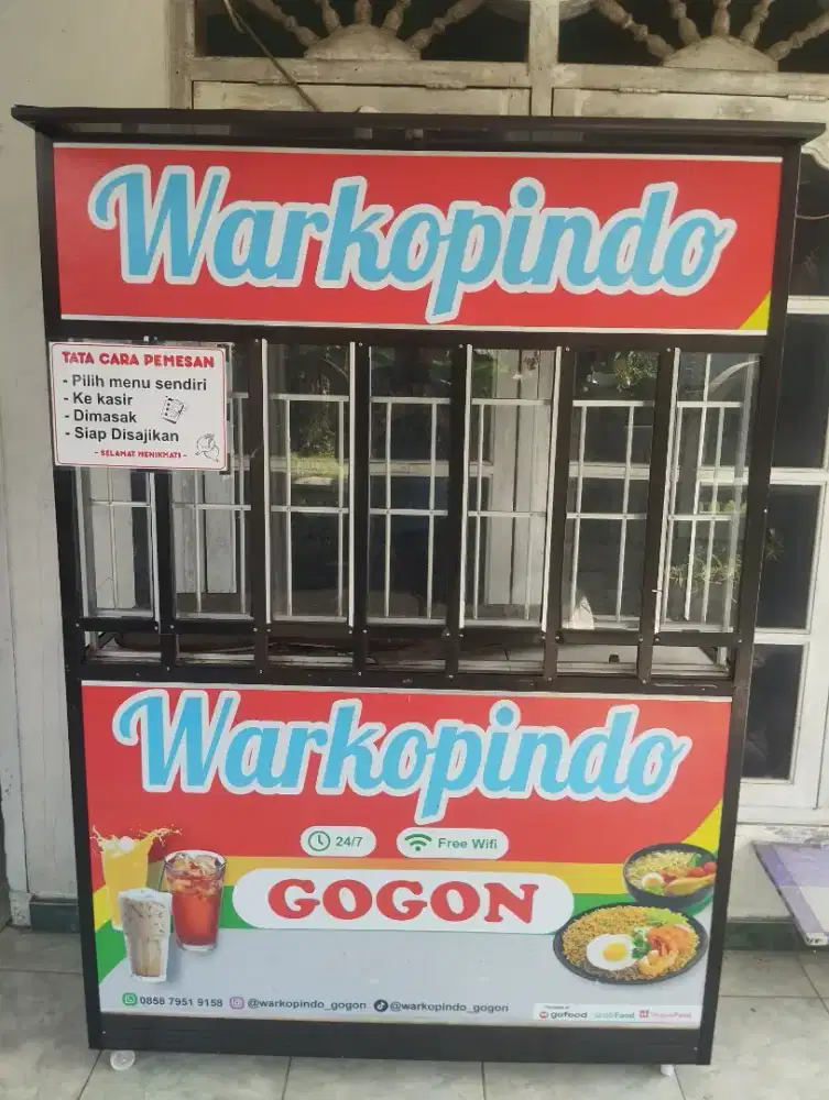Dijual Gerobak warmindo