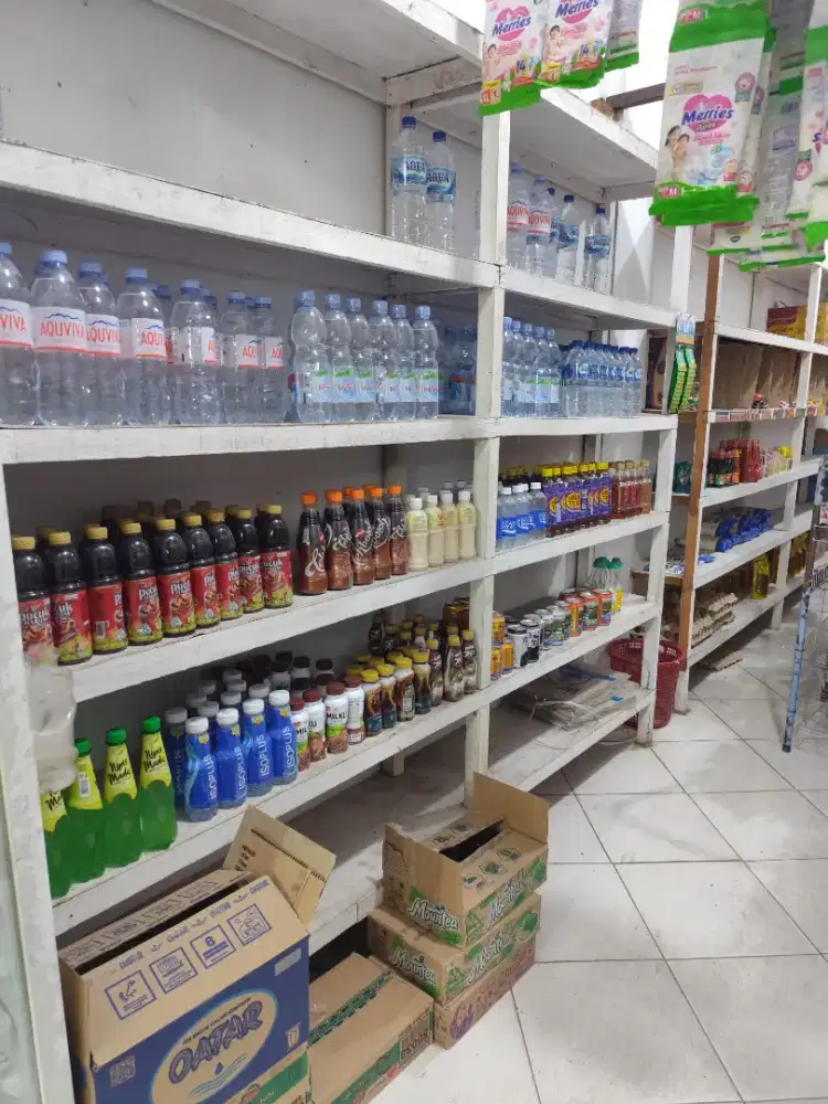 Dijual 4 rak kelontong