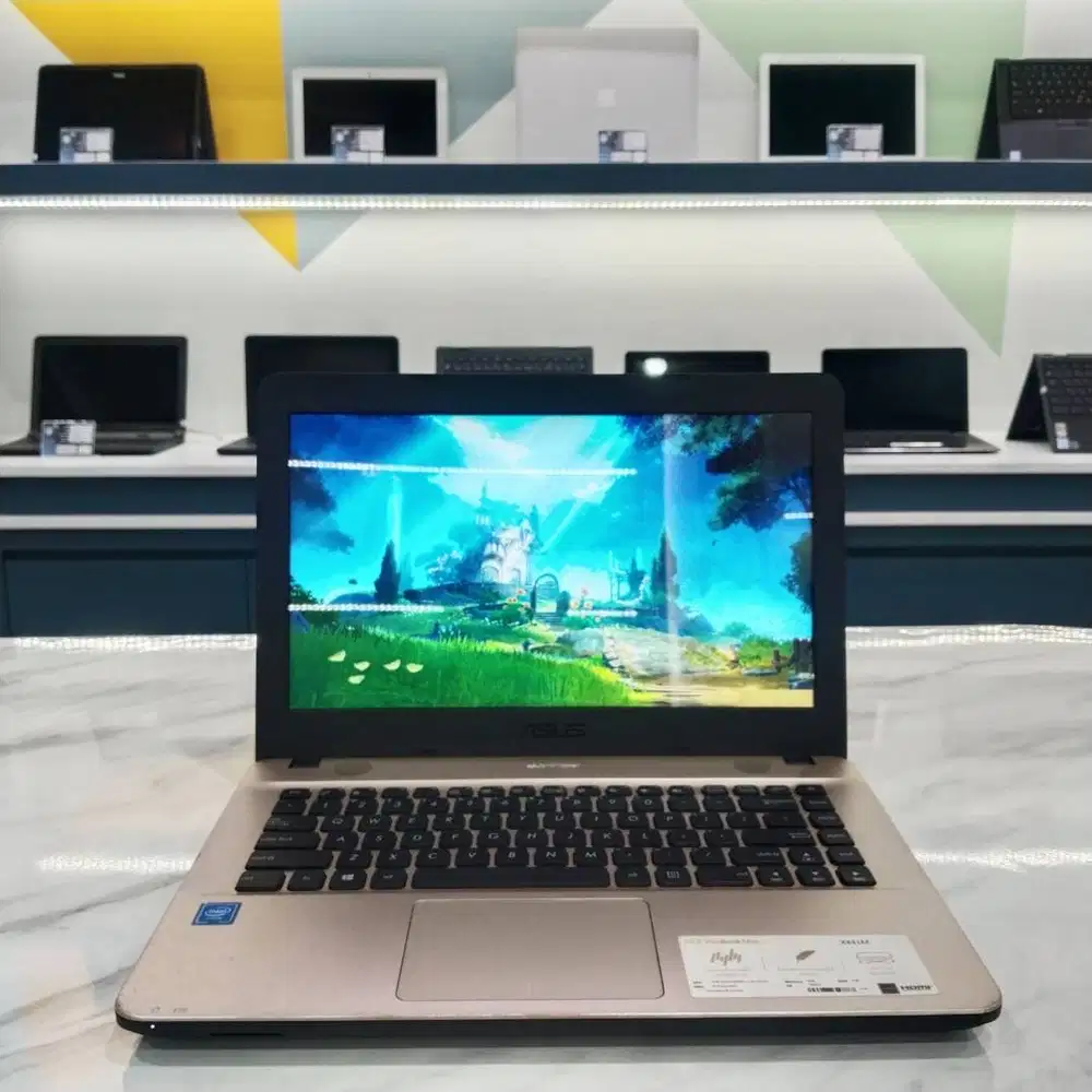 Laptop ASUS Slim Editing & Gaming GARANSI RAM 4GB HDD 1TB Siap Pakai
