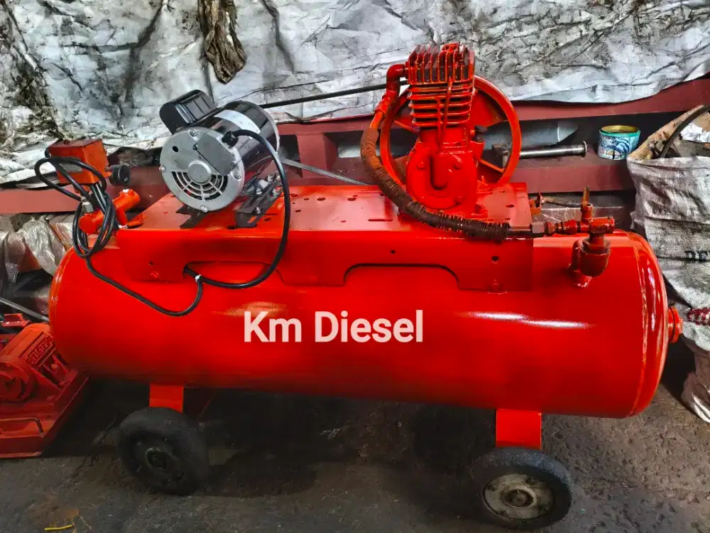 Kompresor Angin 1 HP Listrik 1Phase 125 L/ Kompresor Angin 1PK 125 L