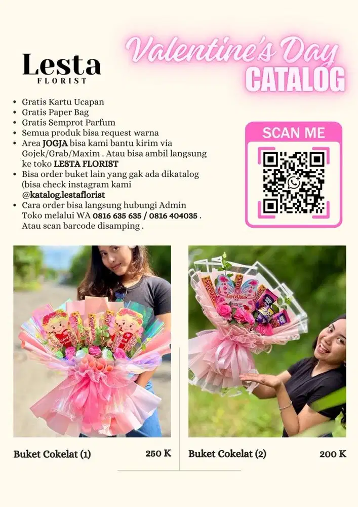 Bouquet Buket Bucket Bunga Coklat Kado Hadiah Gift Valentine Wisuda