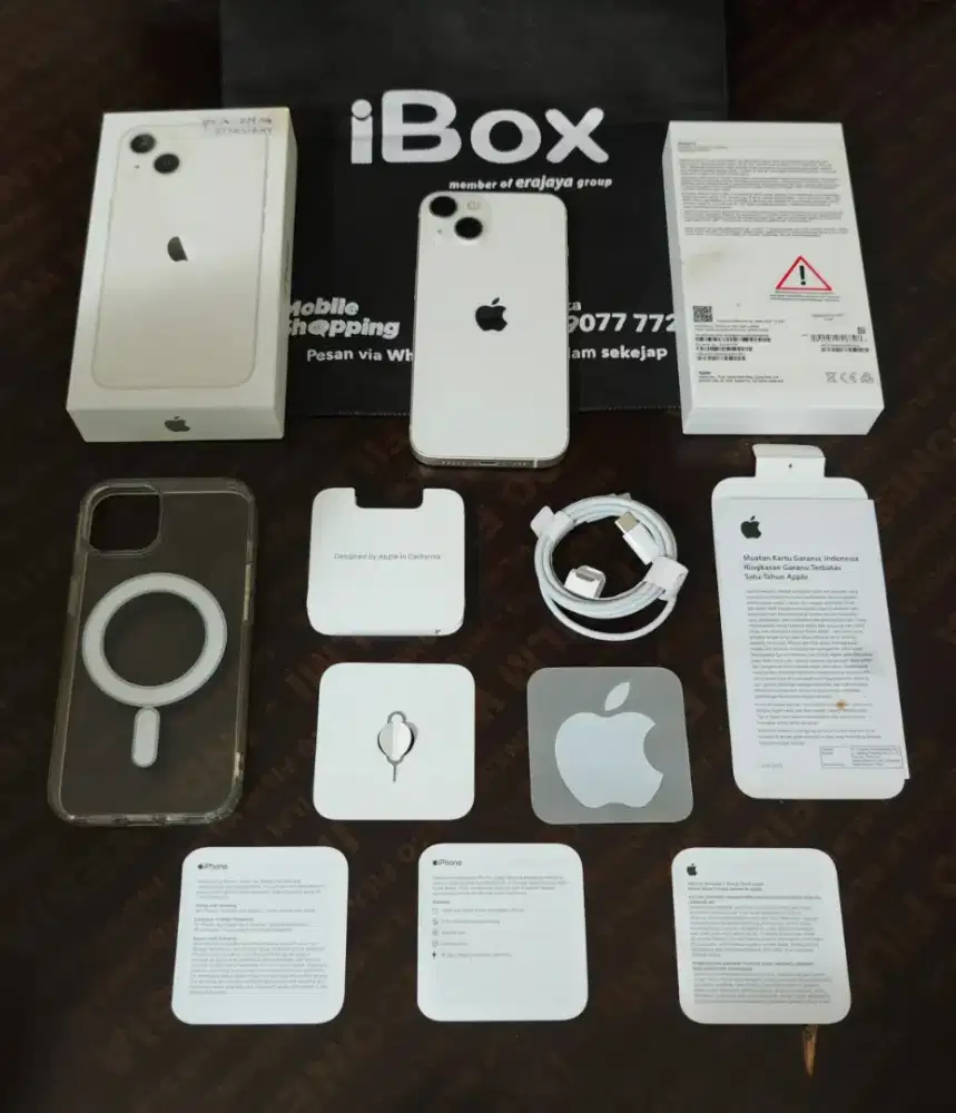 Iphone 13 256gb IBOX Resmi Fullset lengkap original