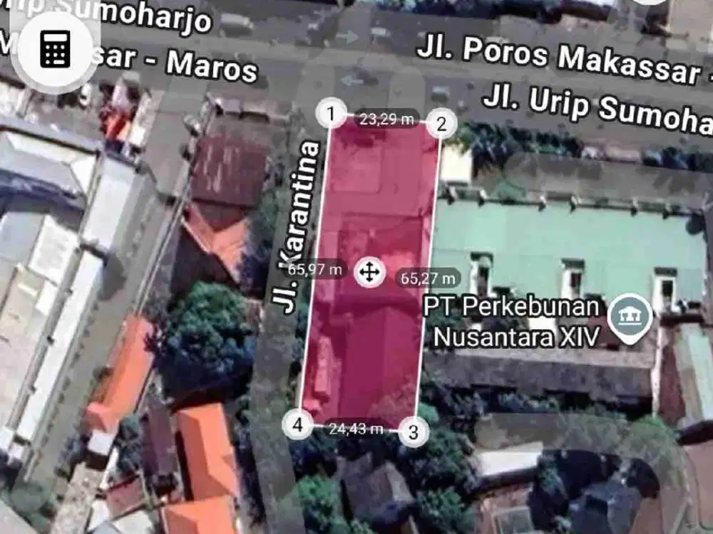 Di jual Lokasi cocok Showroom jl Urip sumiharjo