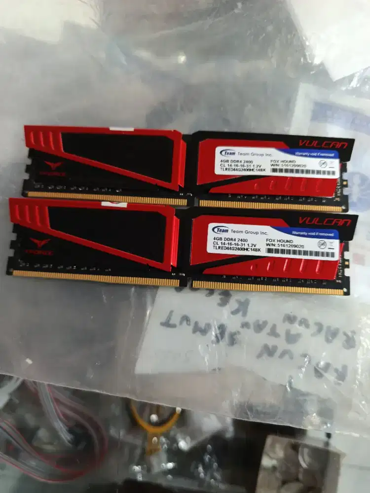Memory Team tforce vulcan 2 x 4GB DDR4 2400