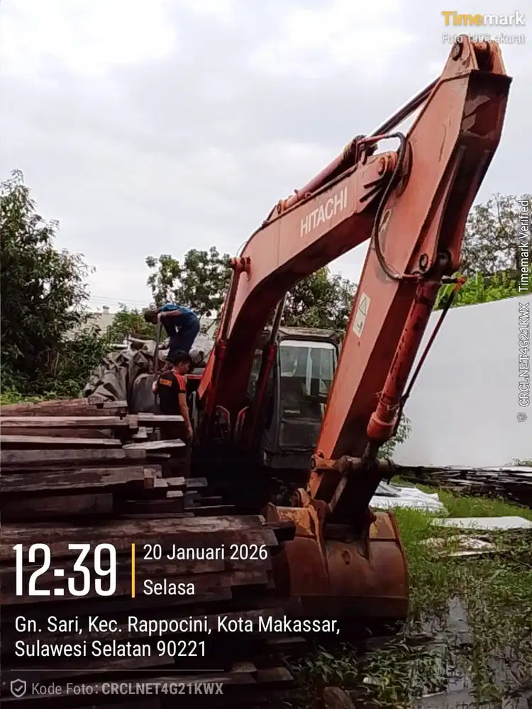 JUAL 1 UNIT HITACHI EXCAVATOR ZX200-5G TAHUN 2017 - KONDISI AS IS