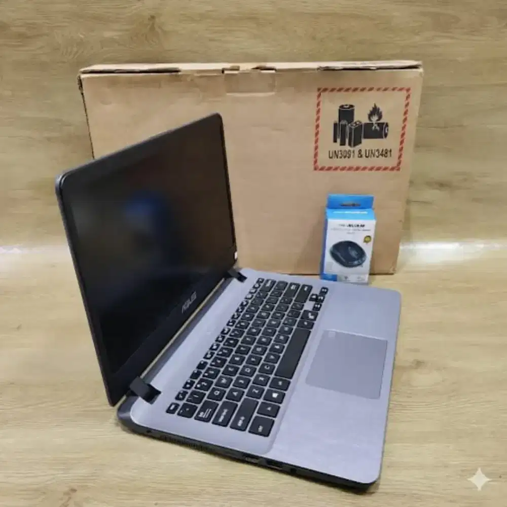 Laptop Asus Slim Core i3 Gen 7 Ram 8GB  bonus Mouse Baru Siap pakai [B