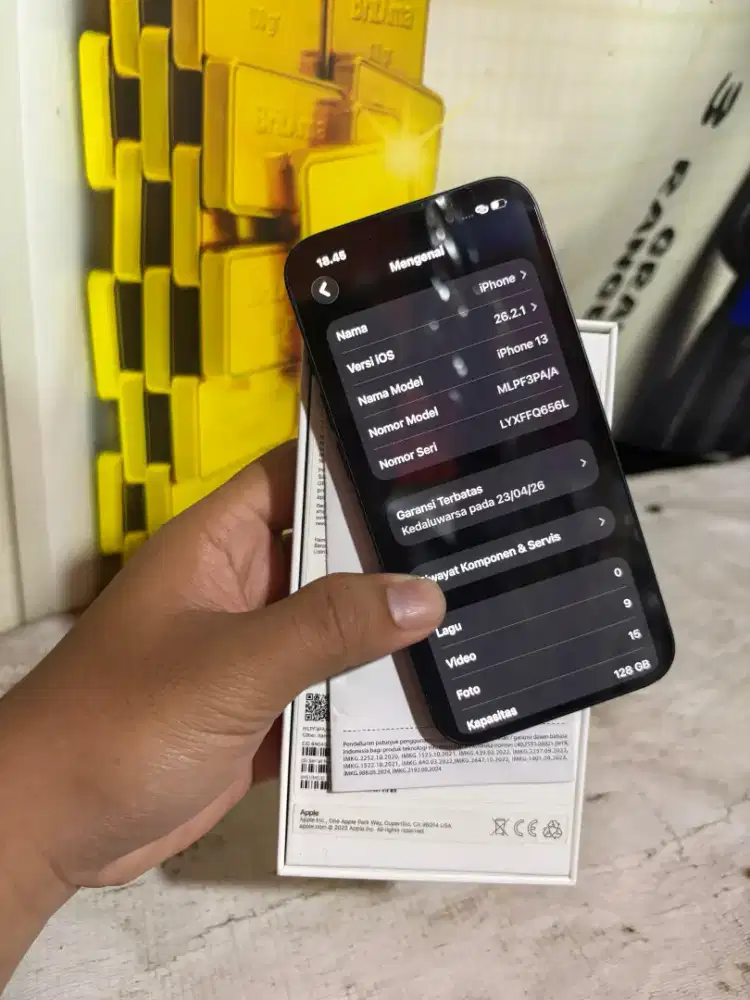 IPHONE 13 128 RESMI IBOX