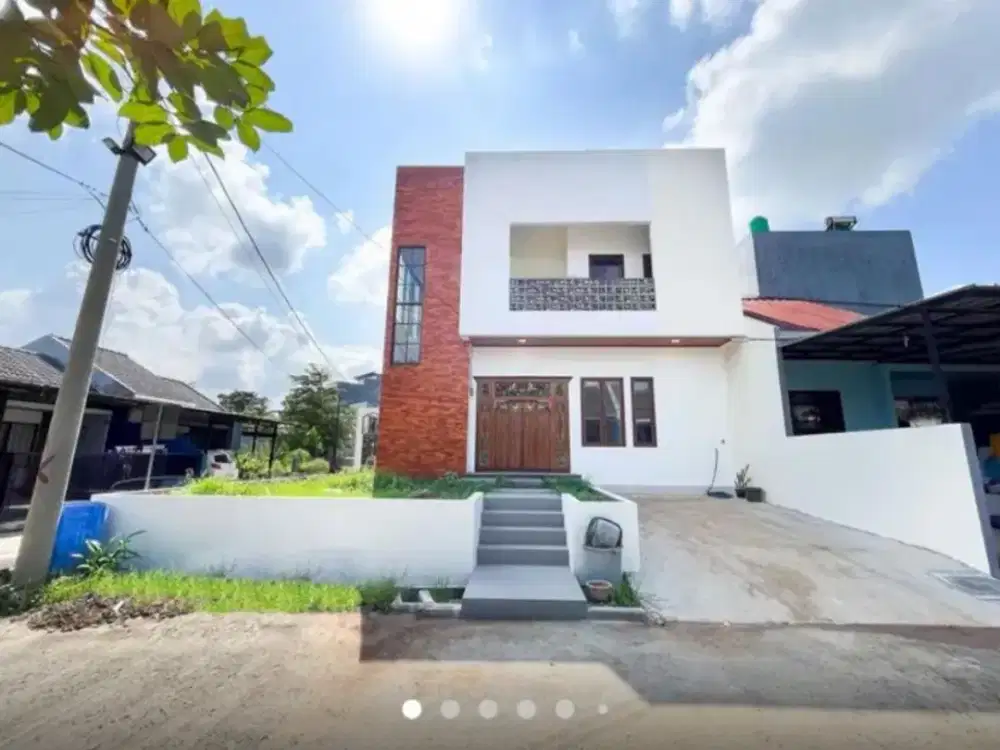 NEW, RUMAH HOEK 2 LANTAI DI PERMATA CIMANGGIS