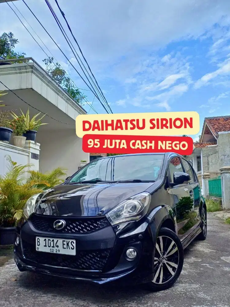 Daihatsu Sirion A/T 2013 Hitam 95 juta nego bukan agya ayla jazz brio