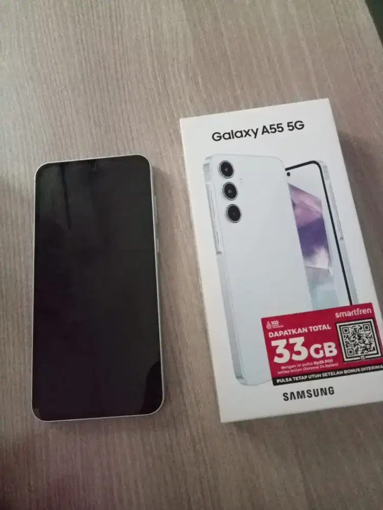 Samsung A55  8/256 warna ice blue