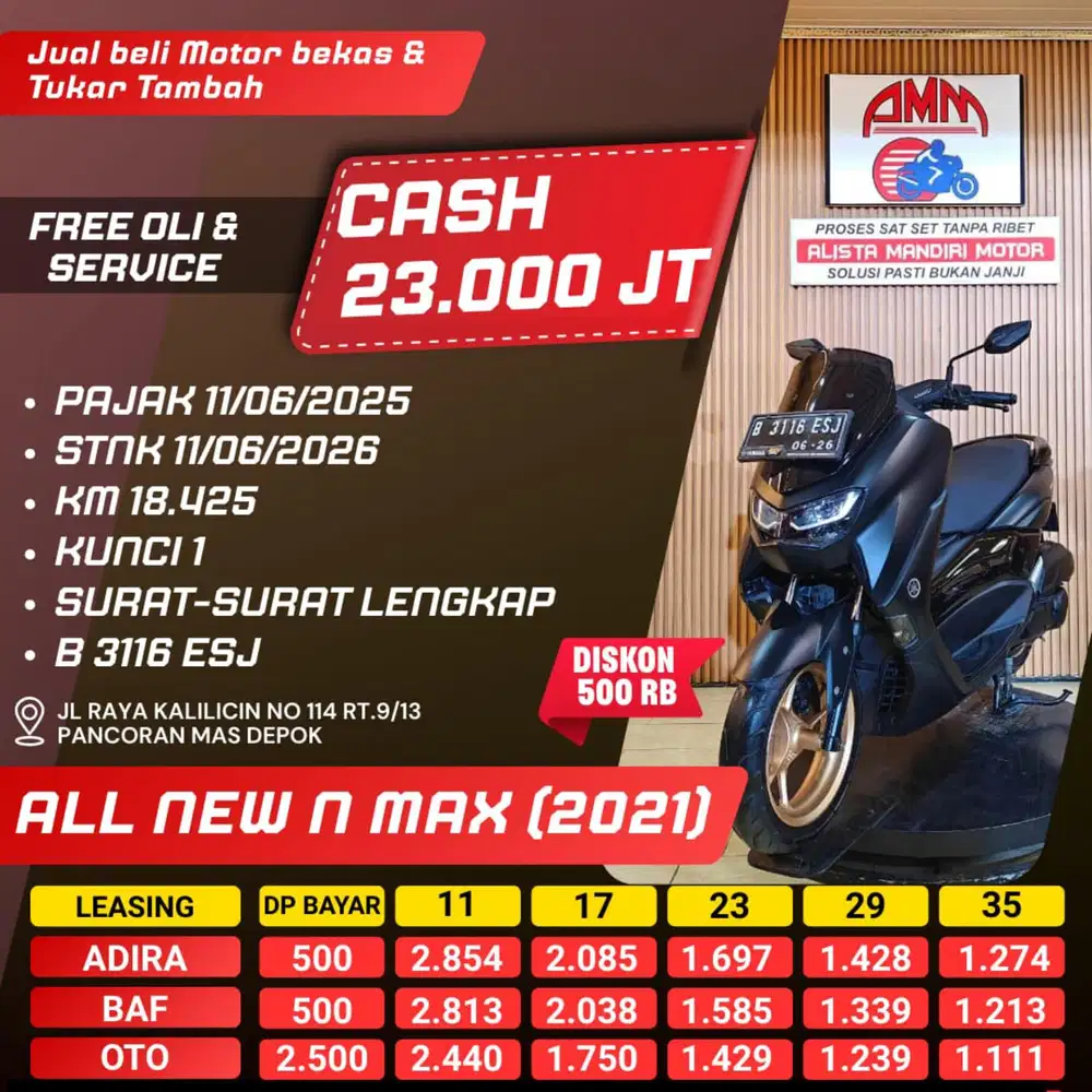 ALL NEW NMAX 2021. ISTIMEWA BISA DP 500RB. KTP N KK