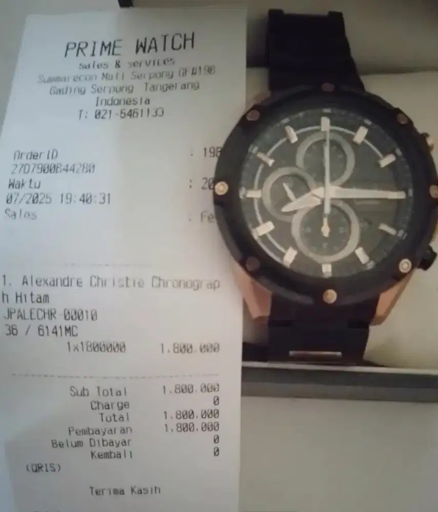 Jam tangan alexander christie pria