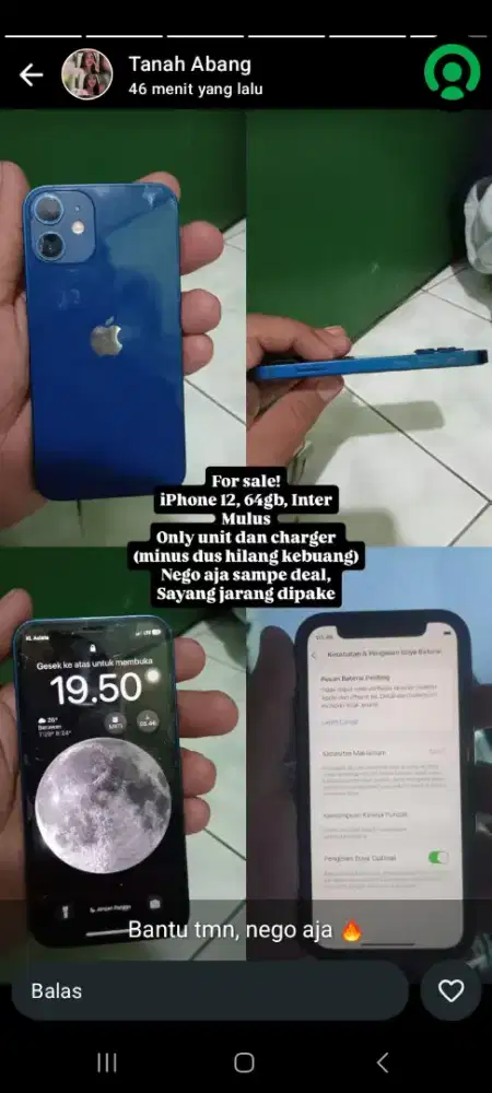 IPHONE 12 MINI 64 GB INTER