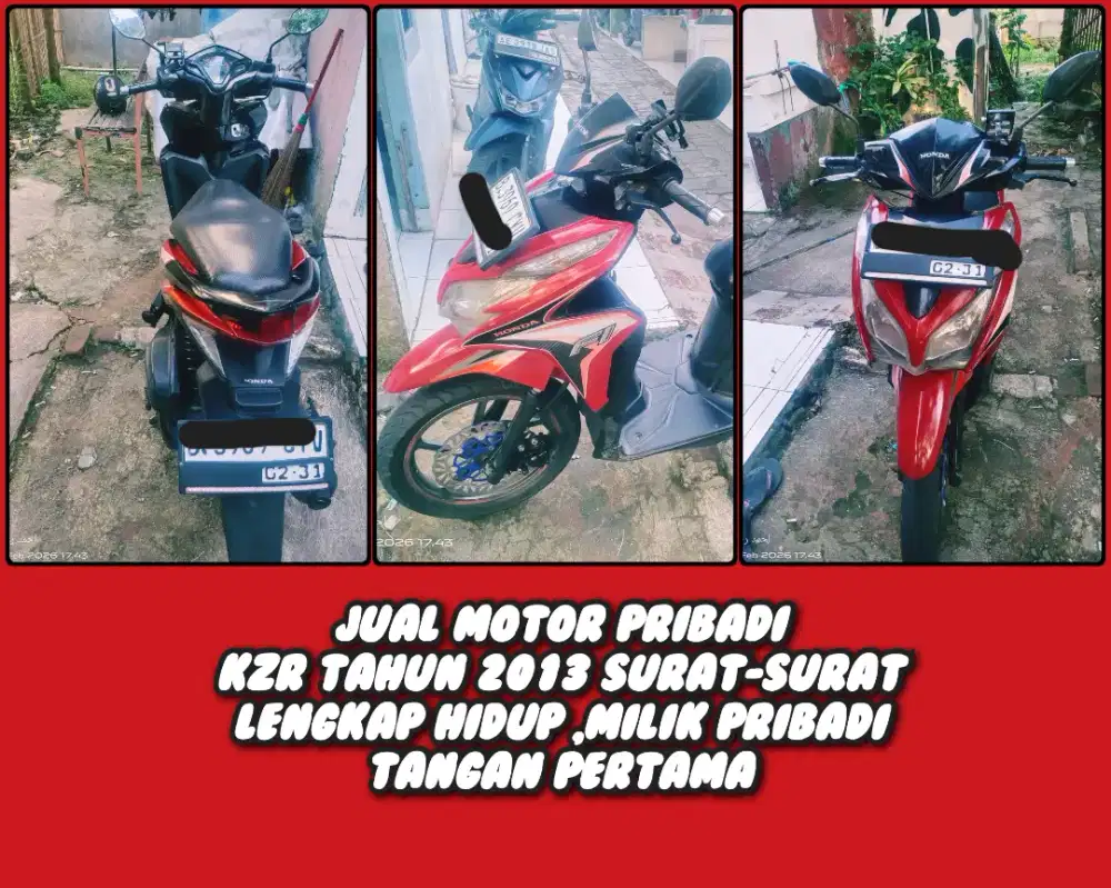 Jual Vario KZR Motor aku pribadi