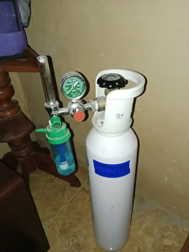Tabung oksigen 1m³ + regulator