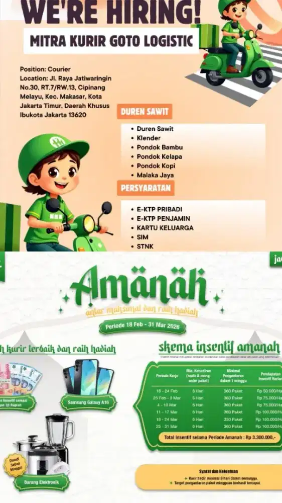 MITRA KURIR RODA DUA GTL DUREN SAWIT