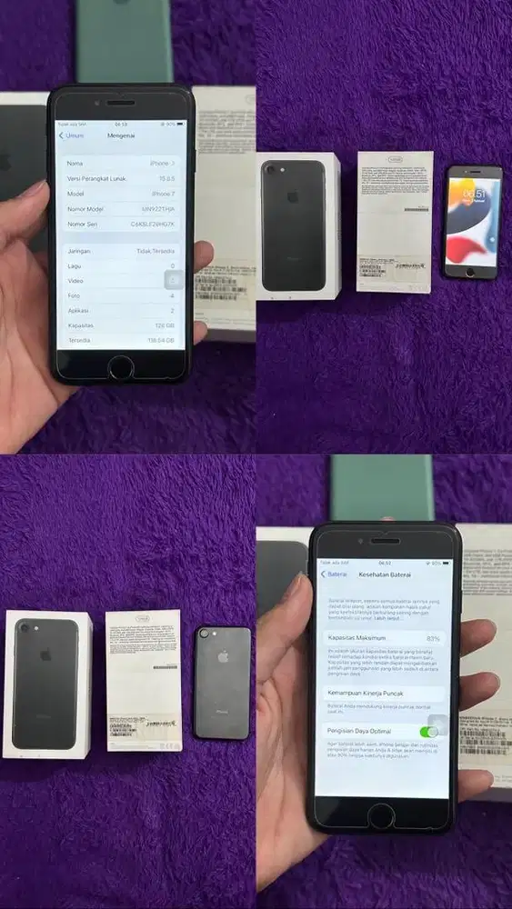 Iphone 7 jetblack 128gb