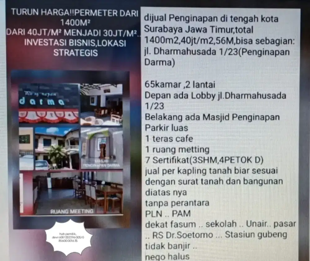 KOST MURAH DERETAN UNAIR KEDOKTERAN