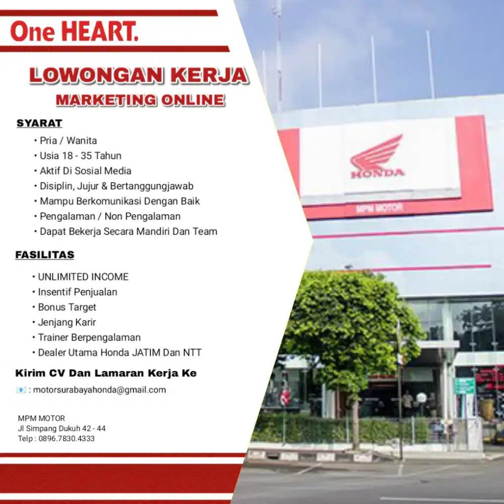 Lowongan Kerja Tanpa Pengalaman