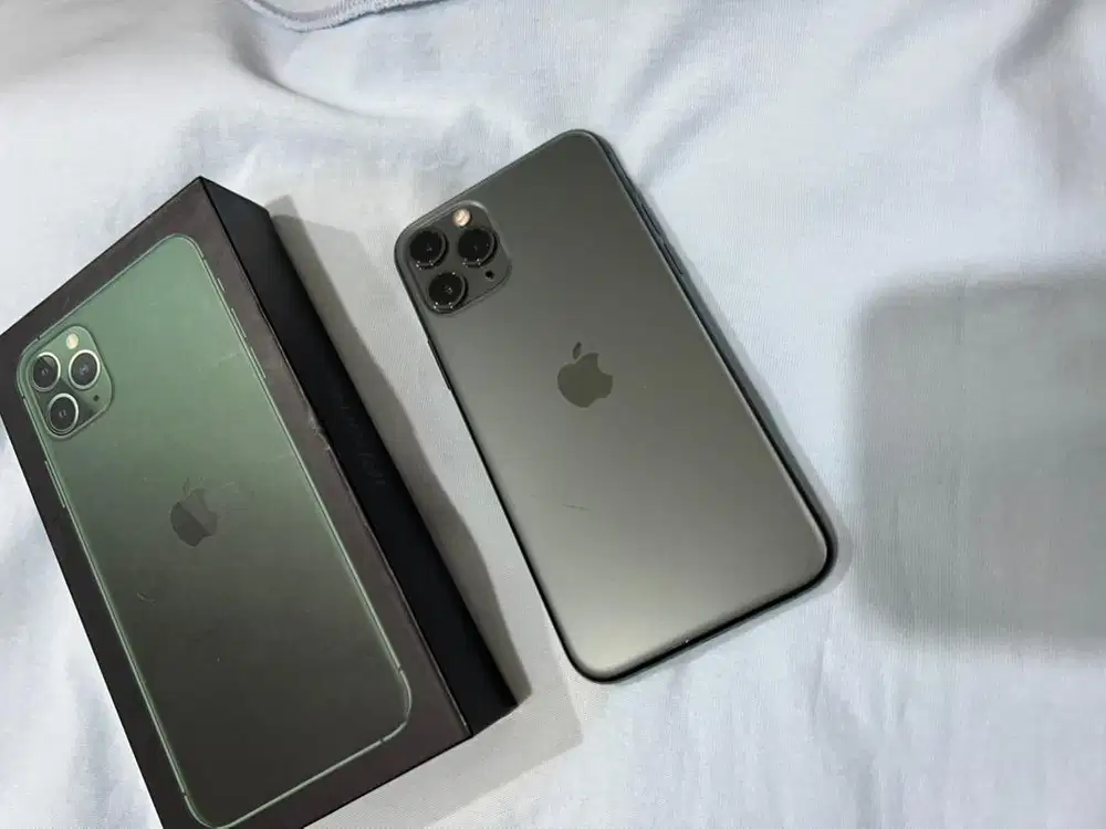 iphone 11 pro 256gb permata green cakep