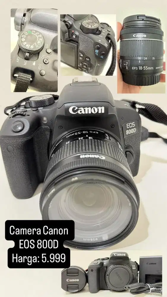 Camera DSLR Canon EOS 800D
