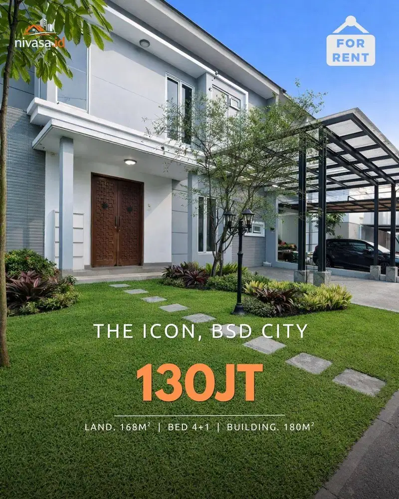 Disewakan Rumah The Icon BSD City