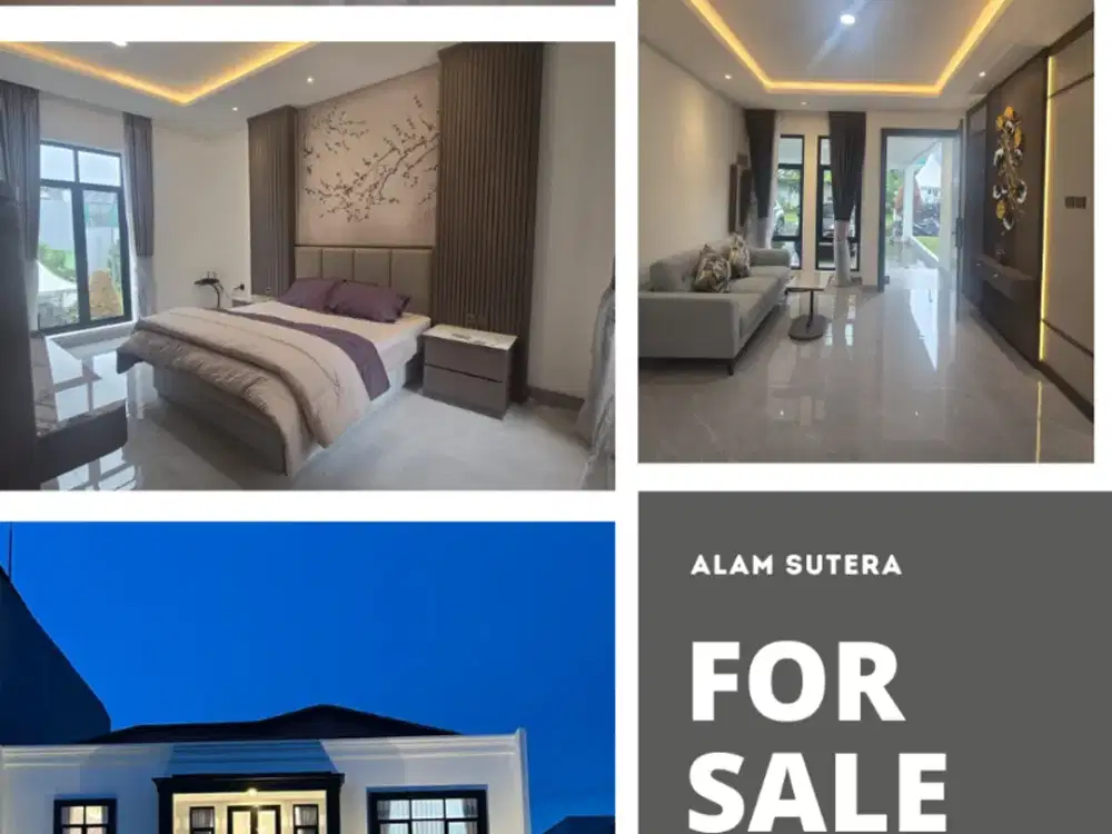 Dijual rumah baru American Classic di Cluster Harmoni Alam Sutera