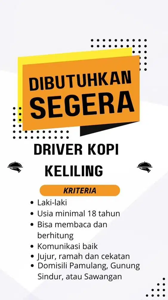 Driver Kopi Keliling