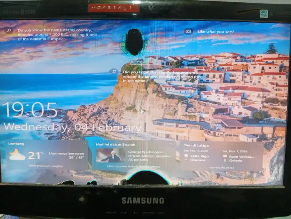 Monitor Samsung SyncMaster B1630 Minus