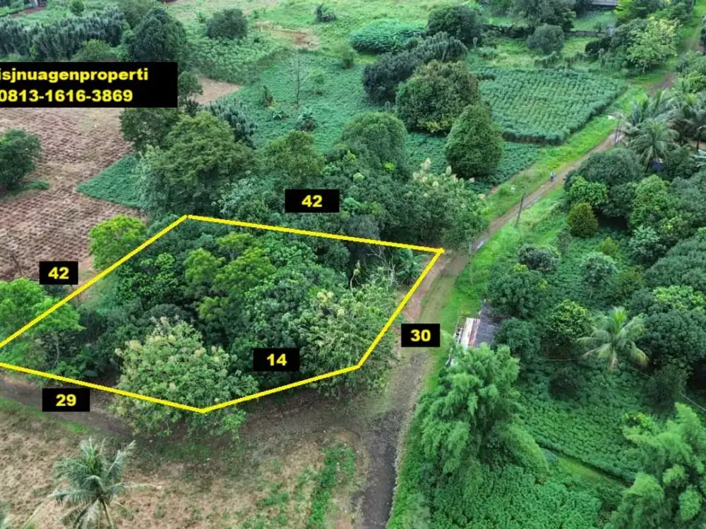 Dijual cepat Kavling Huk Siap Bangun SHM di Parung Hijau 2 Tajurhalang Bogor