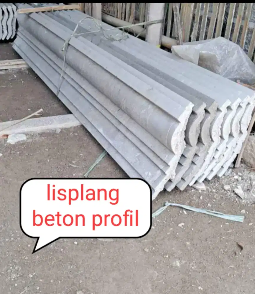 Lisplang beton profil instan