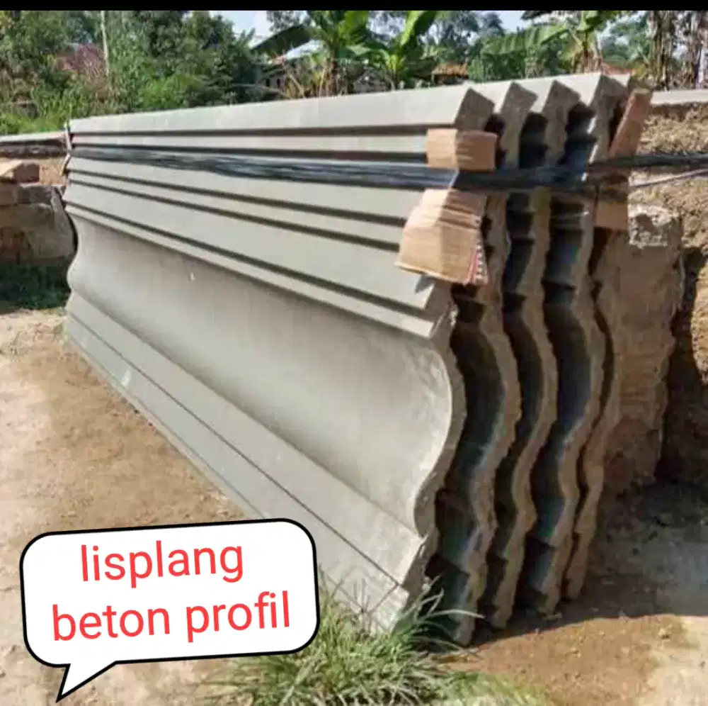 Lisplang beton profil instan