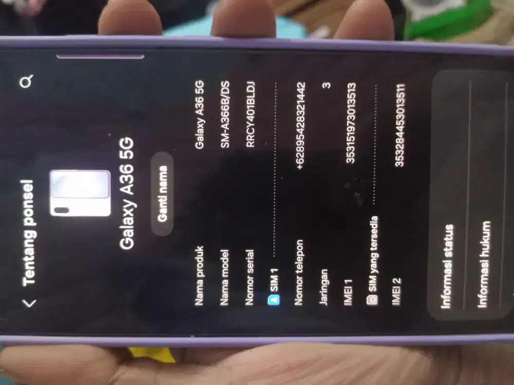 Samsung Galaxy A36G msh mulus