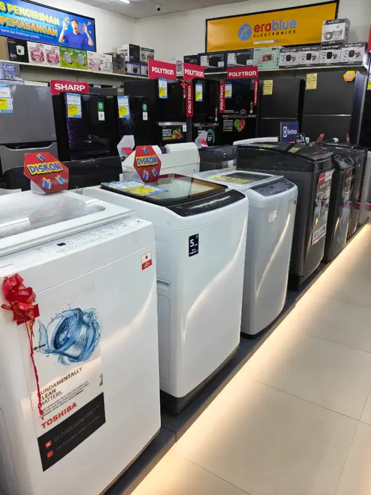 Mesin cuci 1 tabung dan 2 tabung