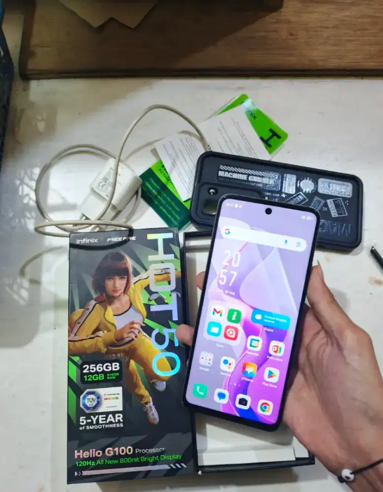 Infinix Hot 50 Ram 6+6/256 Fullset