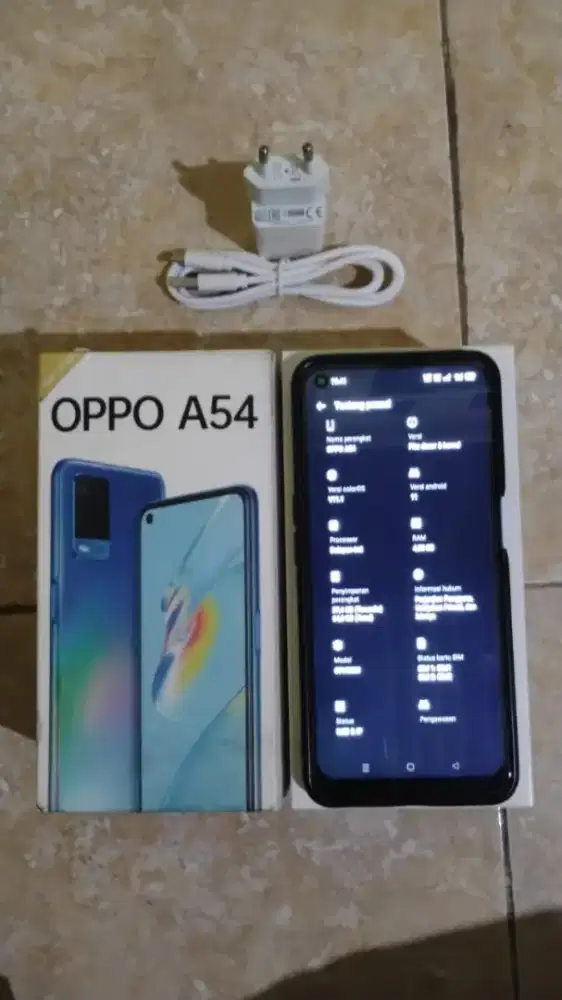 Oppo A54 4/64 Fullset Normal Tinggal Pakai Aja