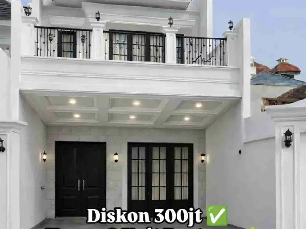 ‼️BARU PROGRES BANGUN‼️Rumah 2 Lantai MINIMALIS diKomplek Gayungsari Barat Surabaya