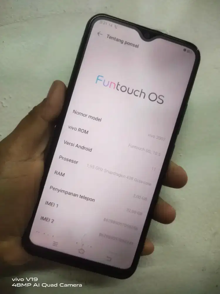 HP VIVO Y12 RAM 3/32GB