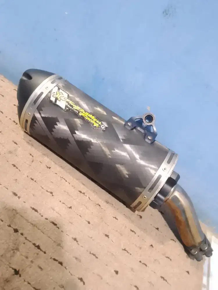 Silincer knalpot slipon twobrothers carbon original